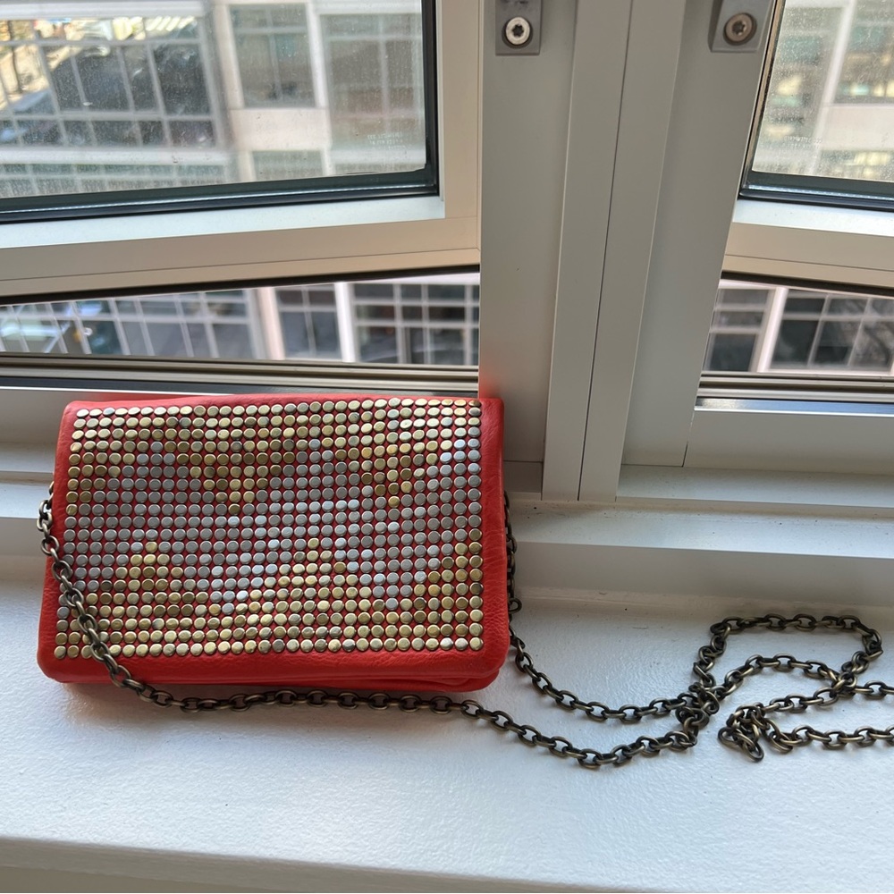 Evening purse with chain!  Can be clutch as well.  Perfect for the holidays!